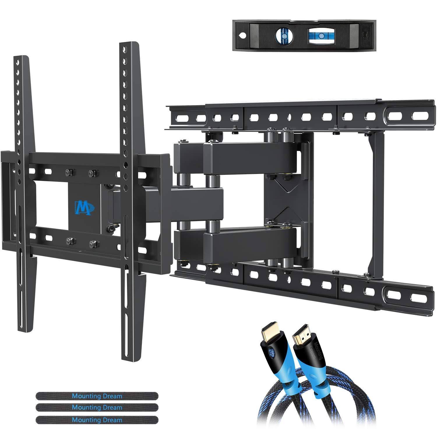 Mounting Dream TV Mount Full Motion TV Wall Mounts for 2655 inch Flat Screen TV Wall Mount TV Brac