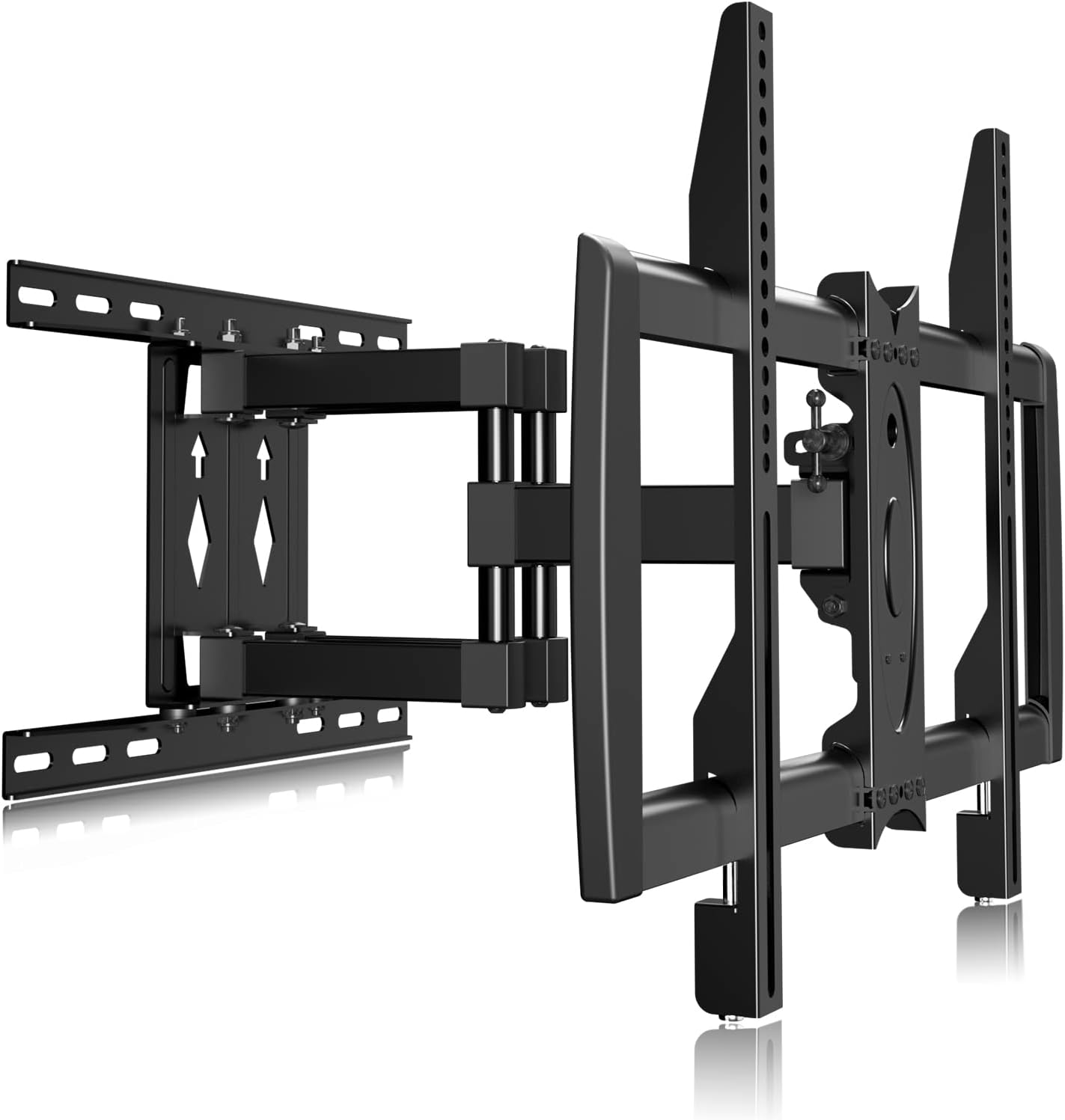 Full Motion TV Wall Mount for Most 32-70 inch LED, LCD Monitor and Plasma TVs, Holds up to 132lbs, Max VESA 600x400mm by XINLEI (MA61A) Pack of 2