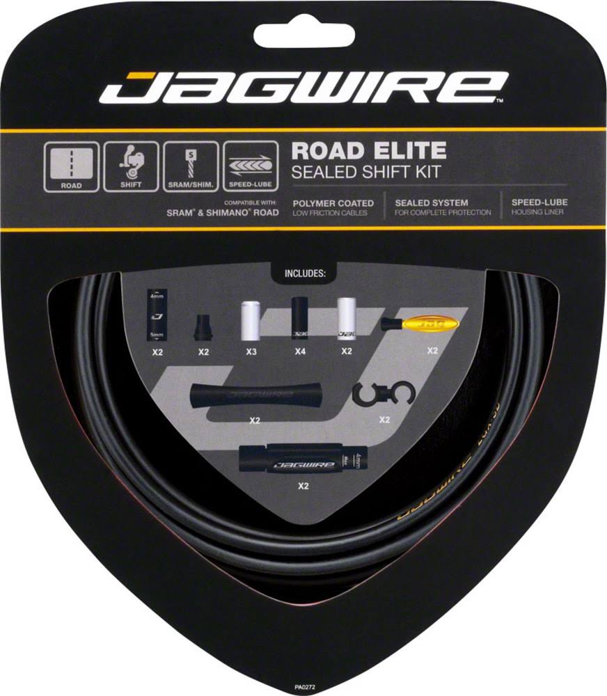 Jagwire Road Elite Sealed Black Shift Cable Kit