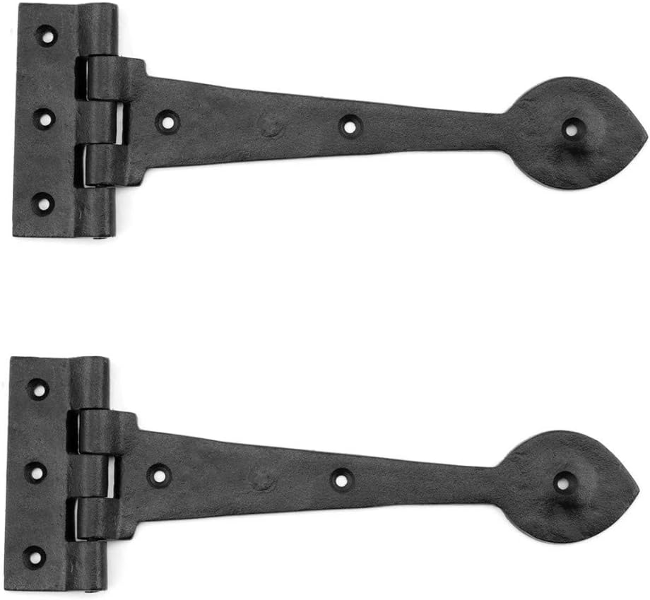 Renovators Supply Manufacturing Black Door Gate Strap Hinges 10