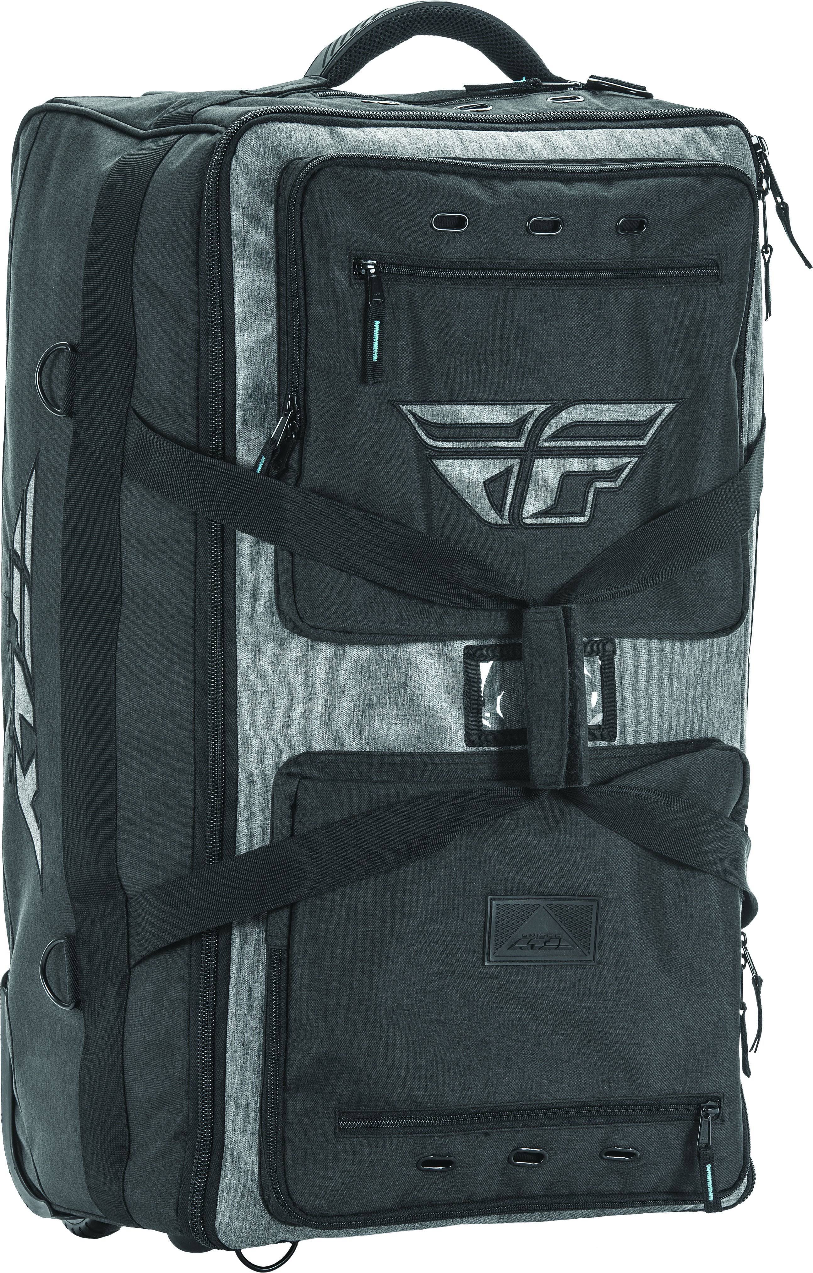 Fly Racing 28-5136; Tour Roller Bag (Black/Grey)