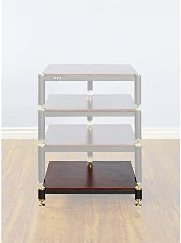 VTI BL Series 4-Shelf Audio Rack-Silver/Silver/Cherry