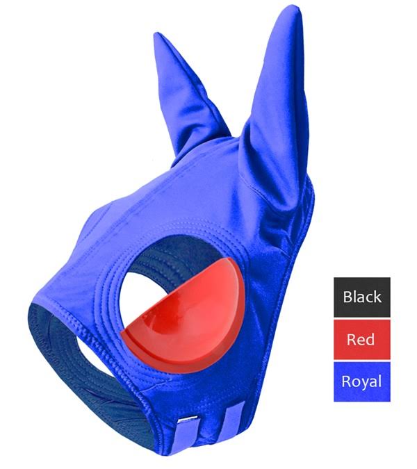 Jacks 3571-RE-RE Double Knit Blinker Hood with Ears u0026 Vinyl Full Cups - Red