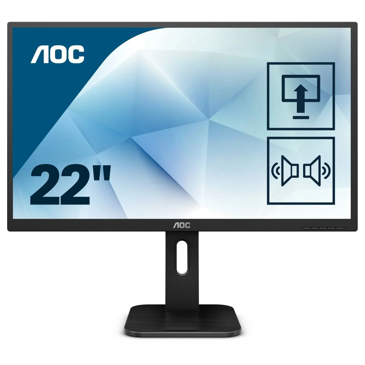 AOC 22P1 21.5x22 Full HD LED Matt Flat Black Computer Monitor