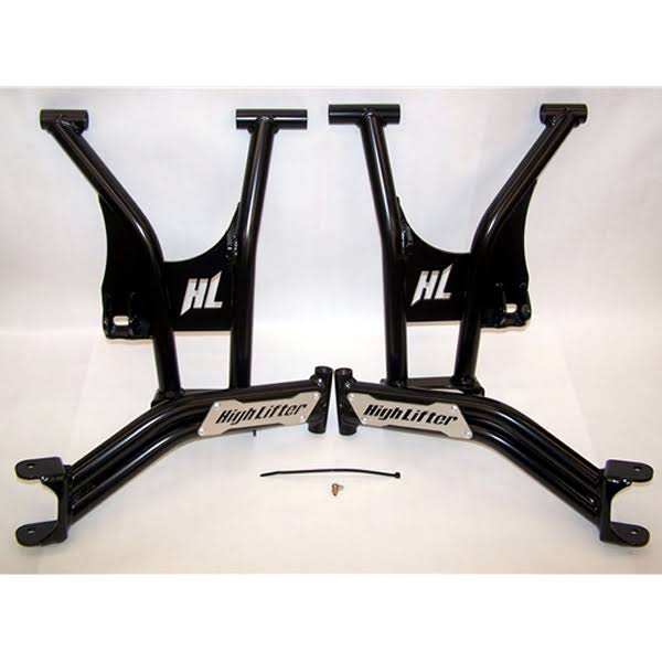 Rear Raked Upper u0026 Lower Control Arm Set Polaris RZR 900 Black