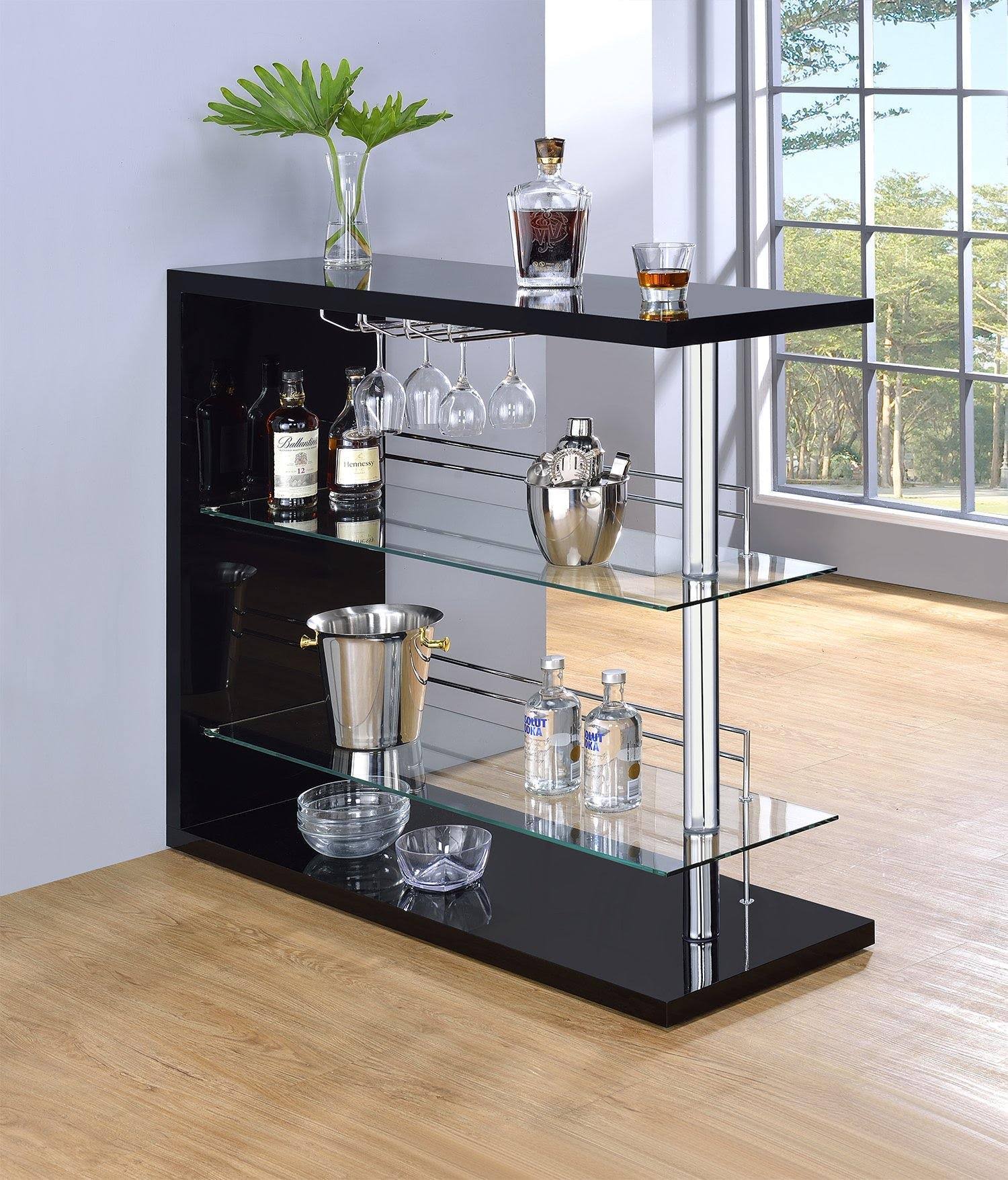 Coaster Bar Table - Black 100165