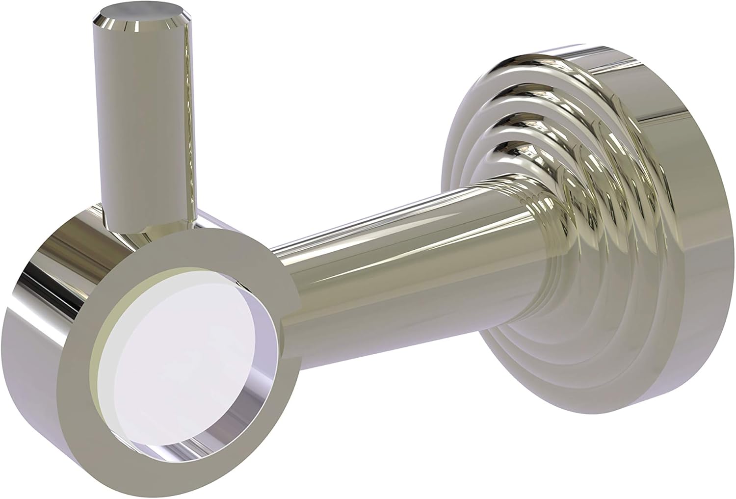 Allied Brass PB-20 Pacific Beach Collection Robe Hook, Polished Nickel Pack of 2