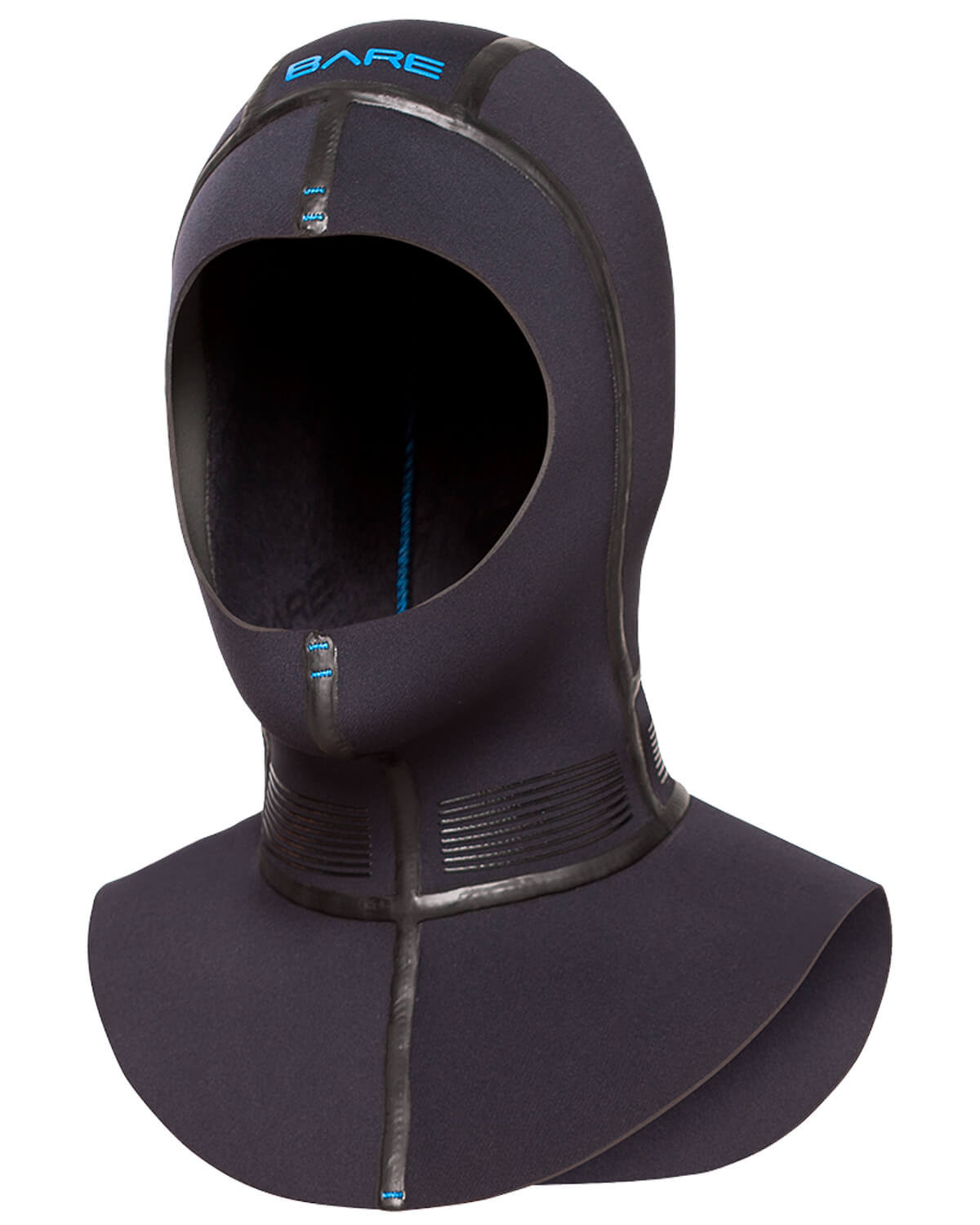 Bare 5mm Elastek Wet Hood (Black, Medium)