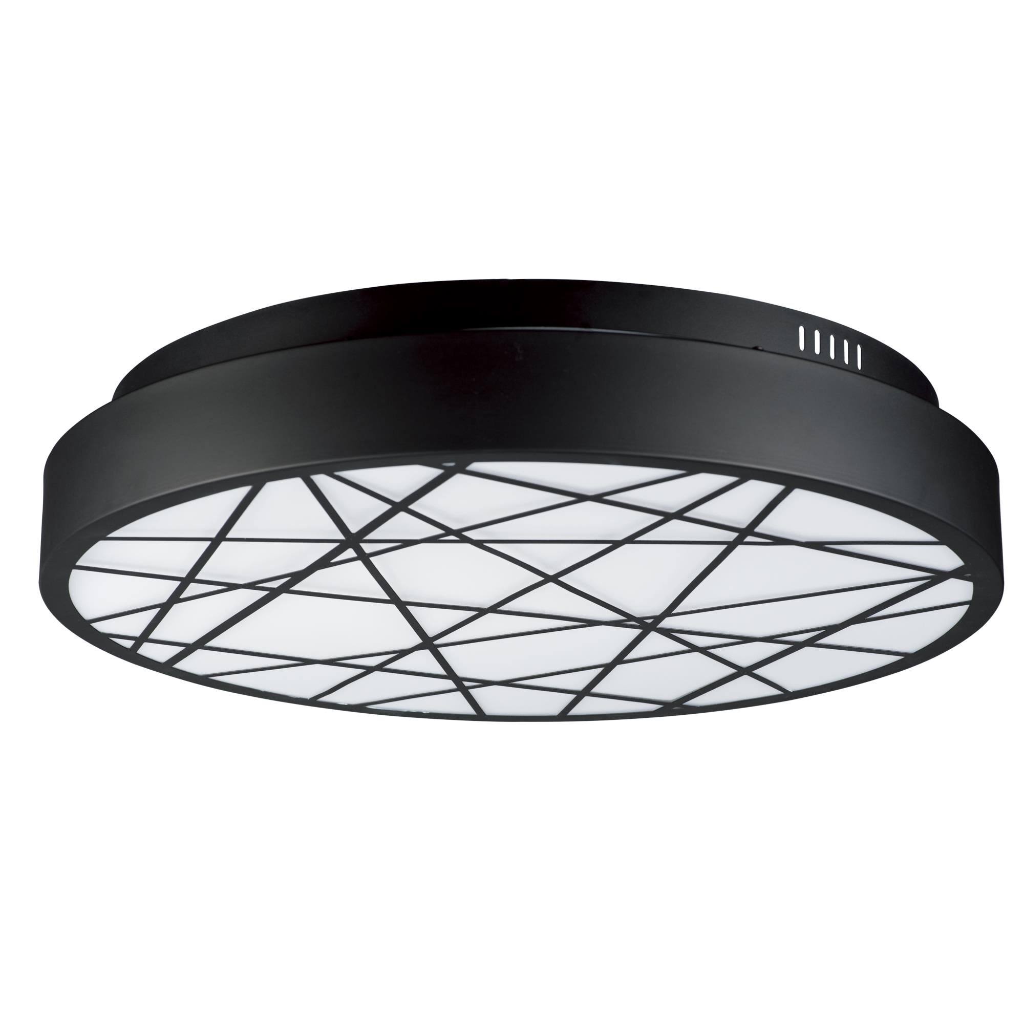 ET2 - E20643-61BK - LED Flush Mount - Intersect - Black