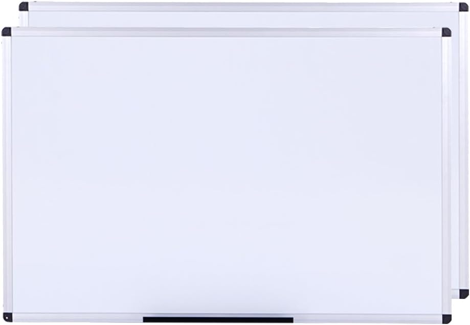 VIZ-PRO Dry Erase Board/Whiteboard, Non-Magnetic, Pack&nbsp;of&nbsp;2, 72 x 40 Inches, Wall Mounted Board for School Office and Home
