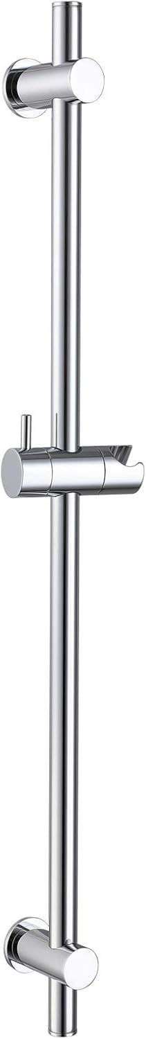 Shower Slide Bar Brass, 27 In. Slide Bar, Adjustable Shower Slidebar for Bathroom, Adjustable Slide Bar for Handheld Shower Pack of 2