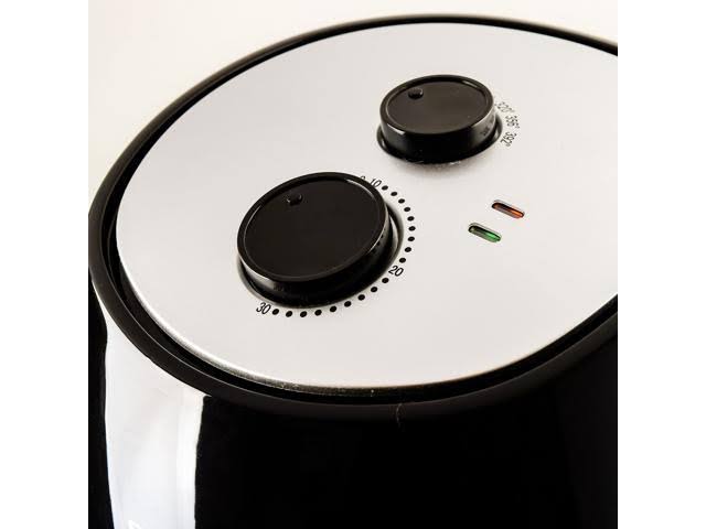 Ovente Electric Air Fryer with 3.2 Quart Non-Stick Frying Basket Black FAM11320B