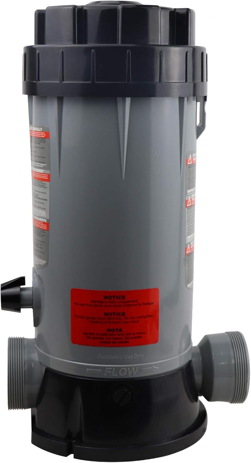 Updated CL200 in-line pool Automatic Chlorinator Feeder , Replacement Hayward CL200 In-line pool Automatic Chemical Feeder, Easy Installation, High-Grade ABS Material, Easy to Use (Carry Instructions) Pack of 2