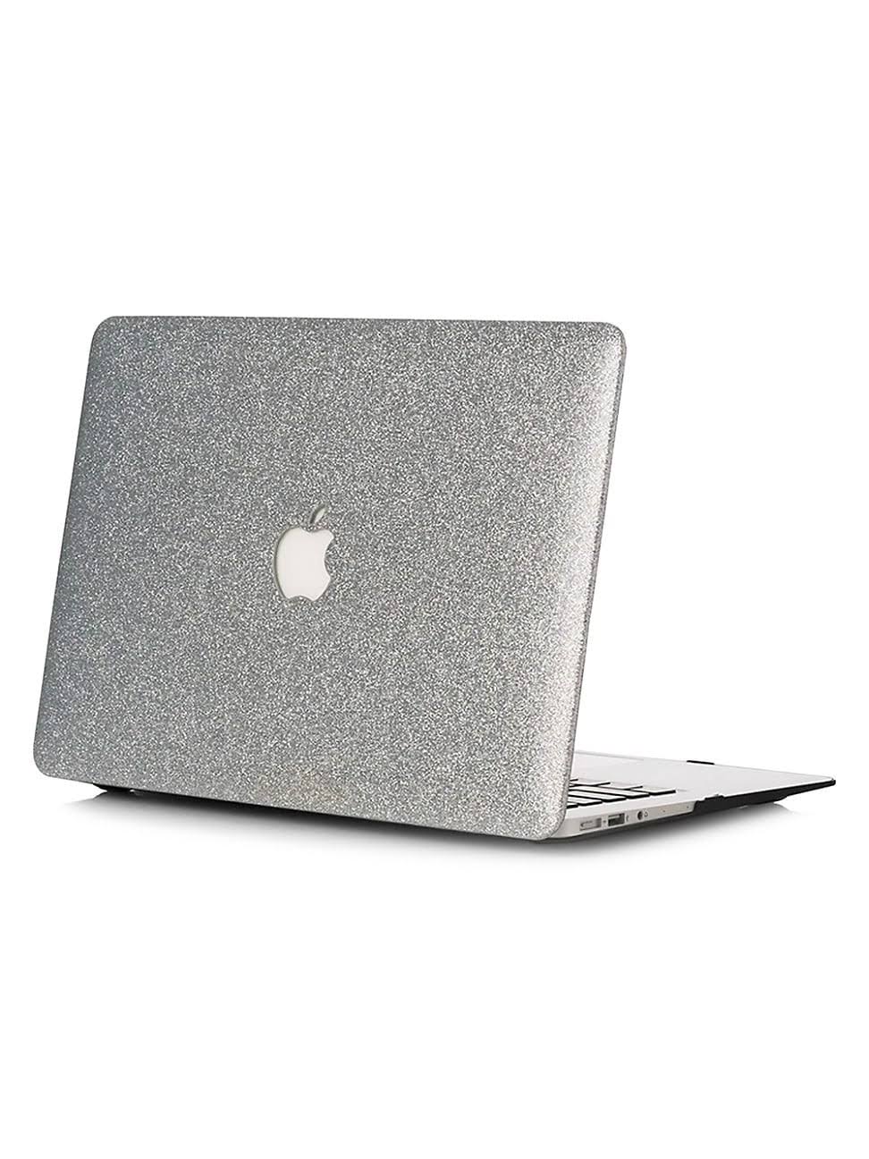 Chic Geeks Glitter MacBook Case - Silver
