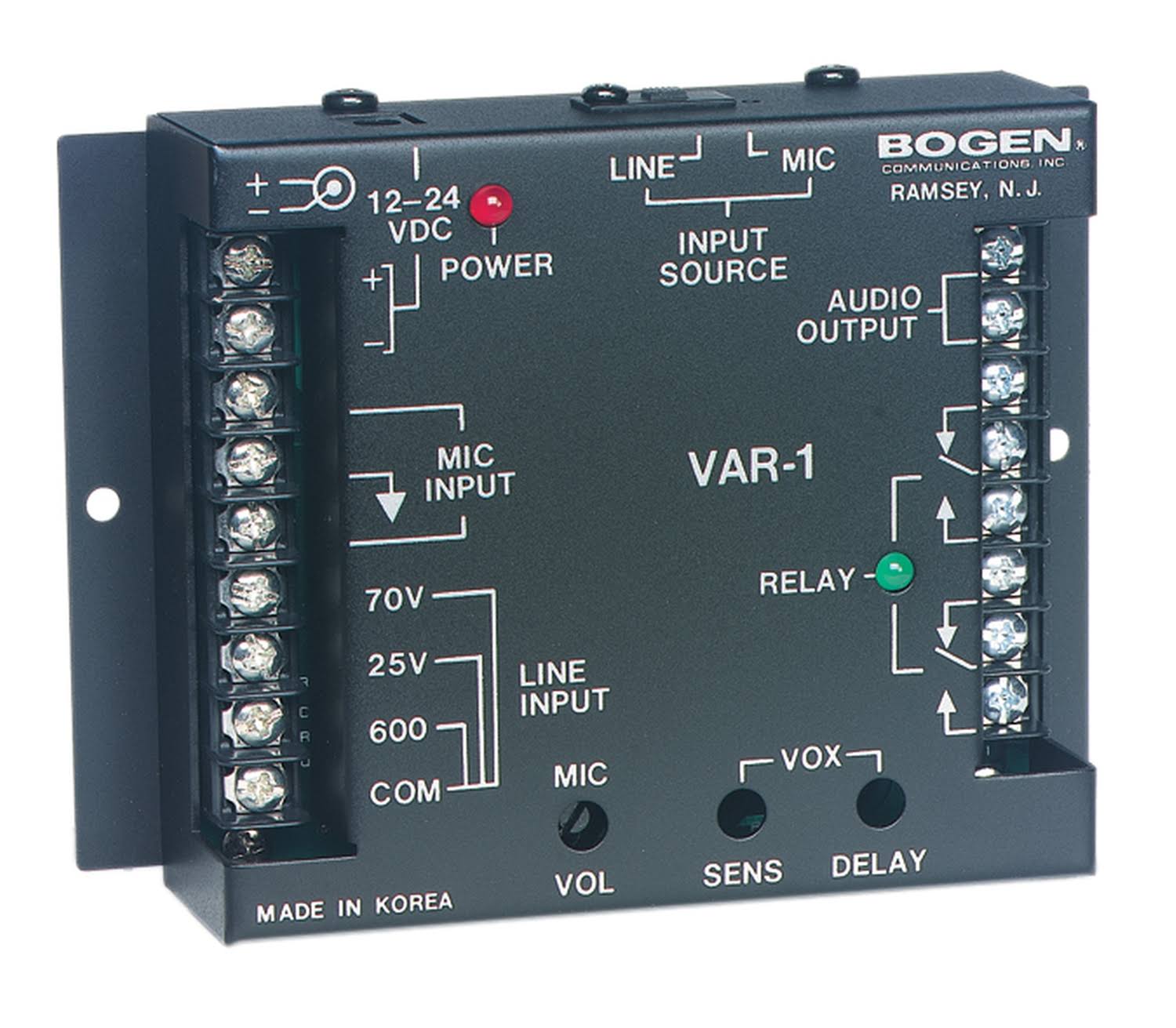 Bogen VAR1 Voice-activated relay
