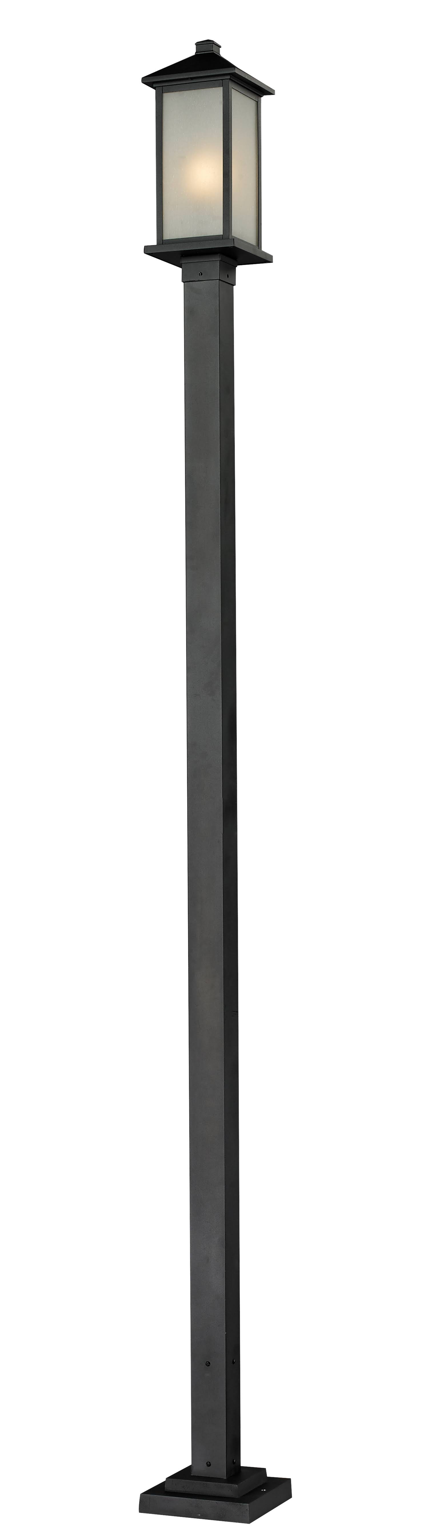 Z-Lite 547PHM-536P-BK Vienna Outdoor Post Light, Black