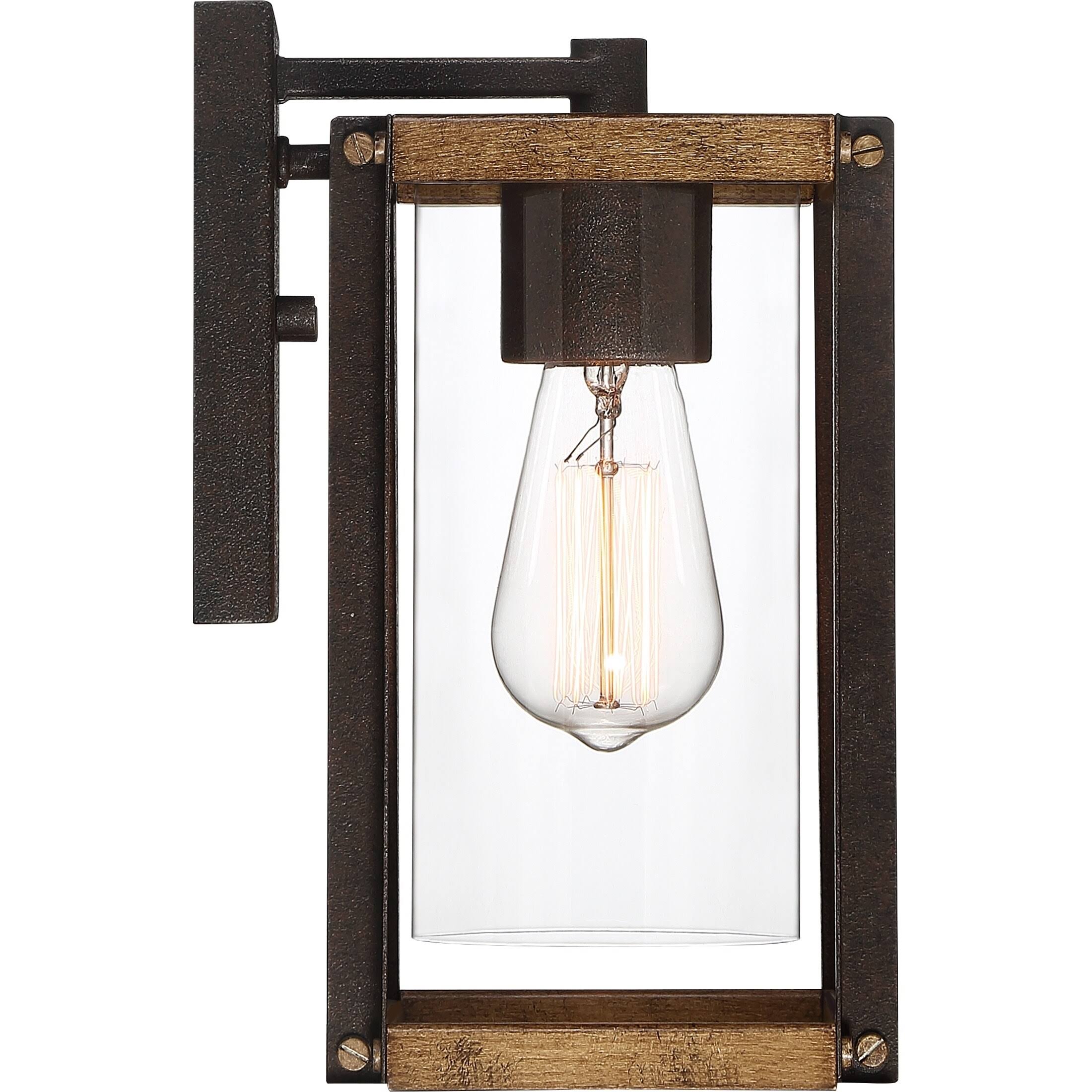 Quoizel MSQ8406RK Marion Square Outdoor Lantern, Rustic Black