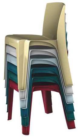 Cortech 86484-SB Stacking Chair,RazorBack,Slate Blue