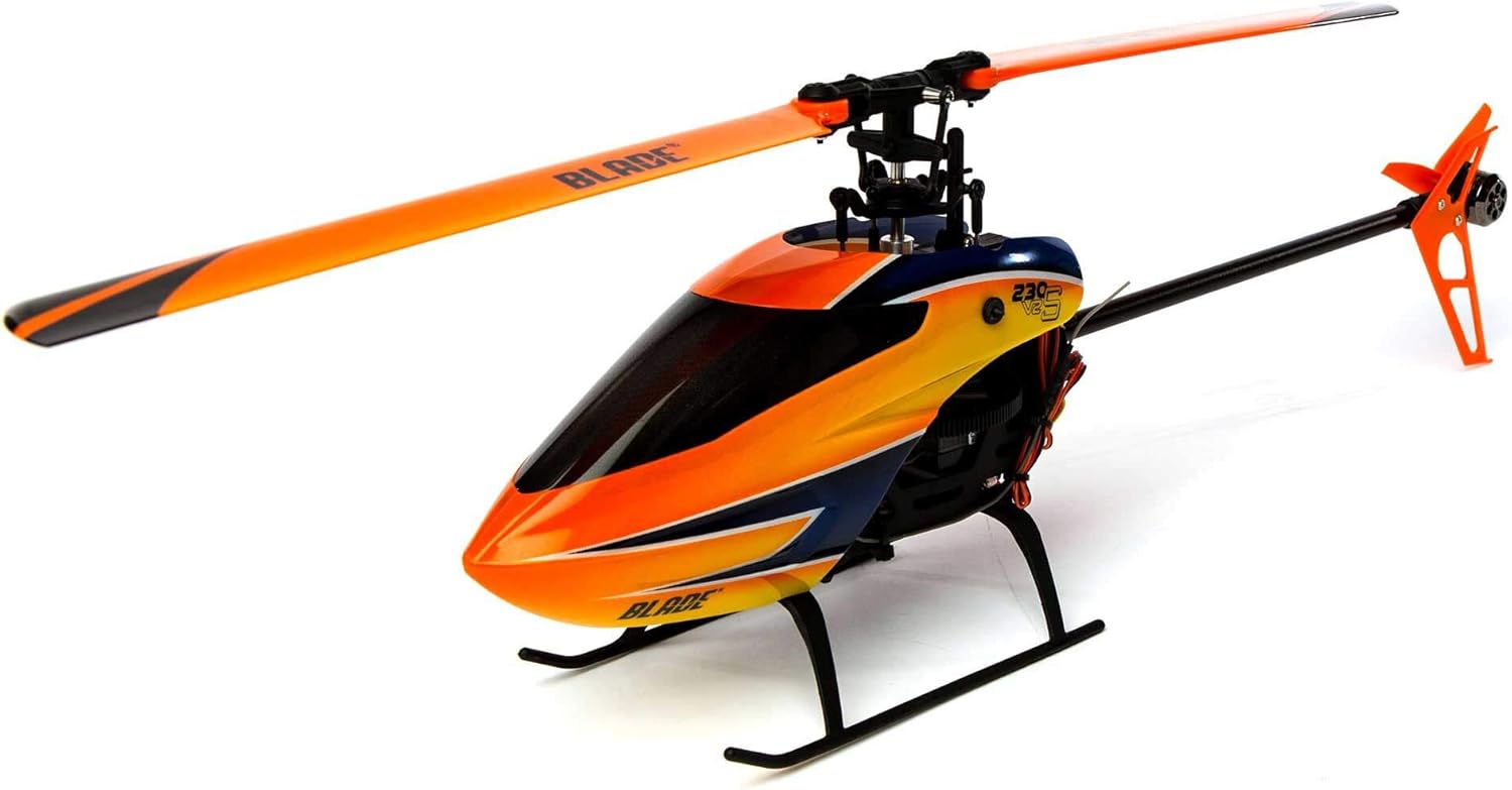 Blade RC Helicopter 230 S Smart RTF(Everything Needed to Fly in The Box) with Safe, BLH1200, Orange/Black