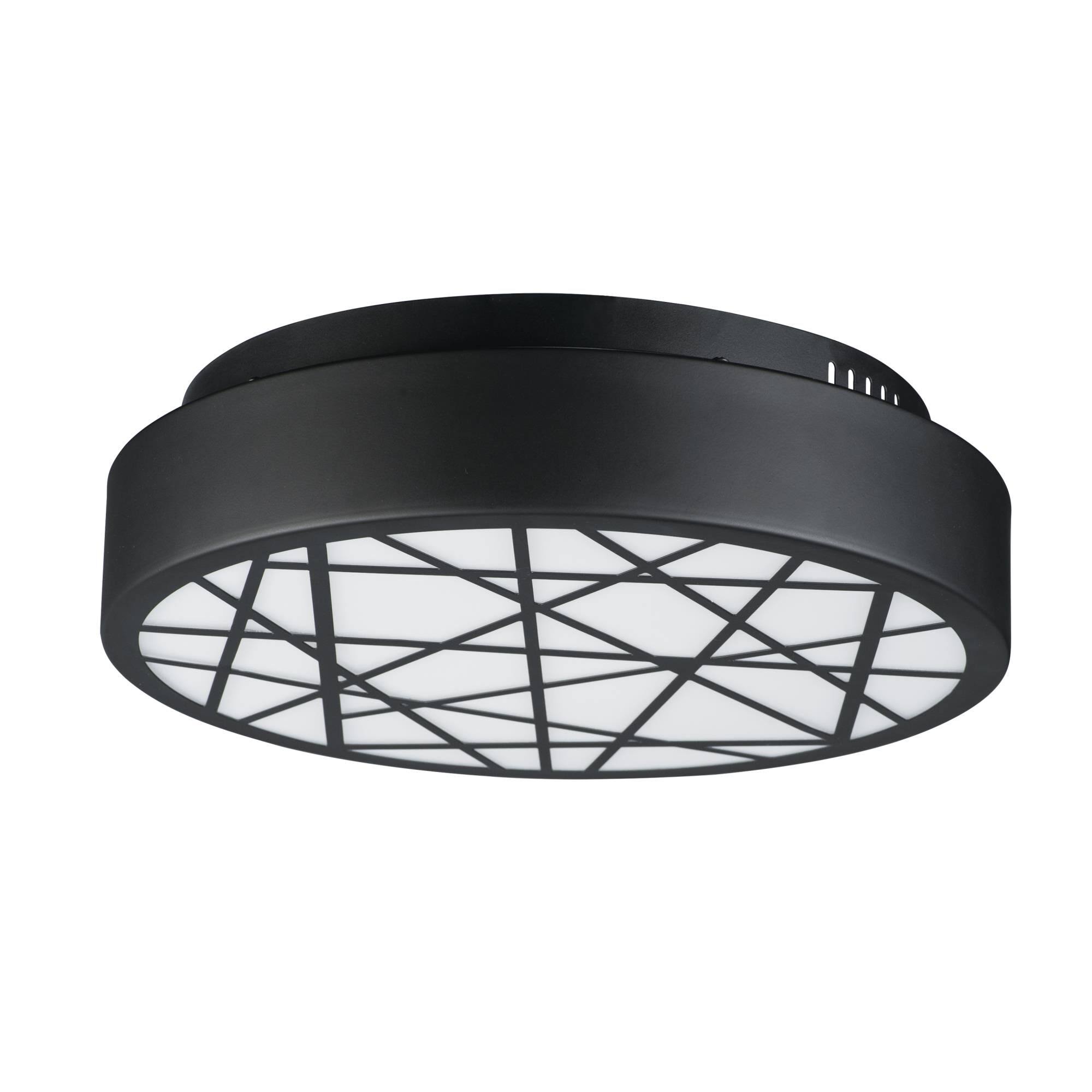 ET2 - E20642-61BK - LED Flush Mount - Intersect - Black