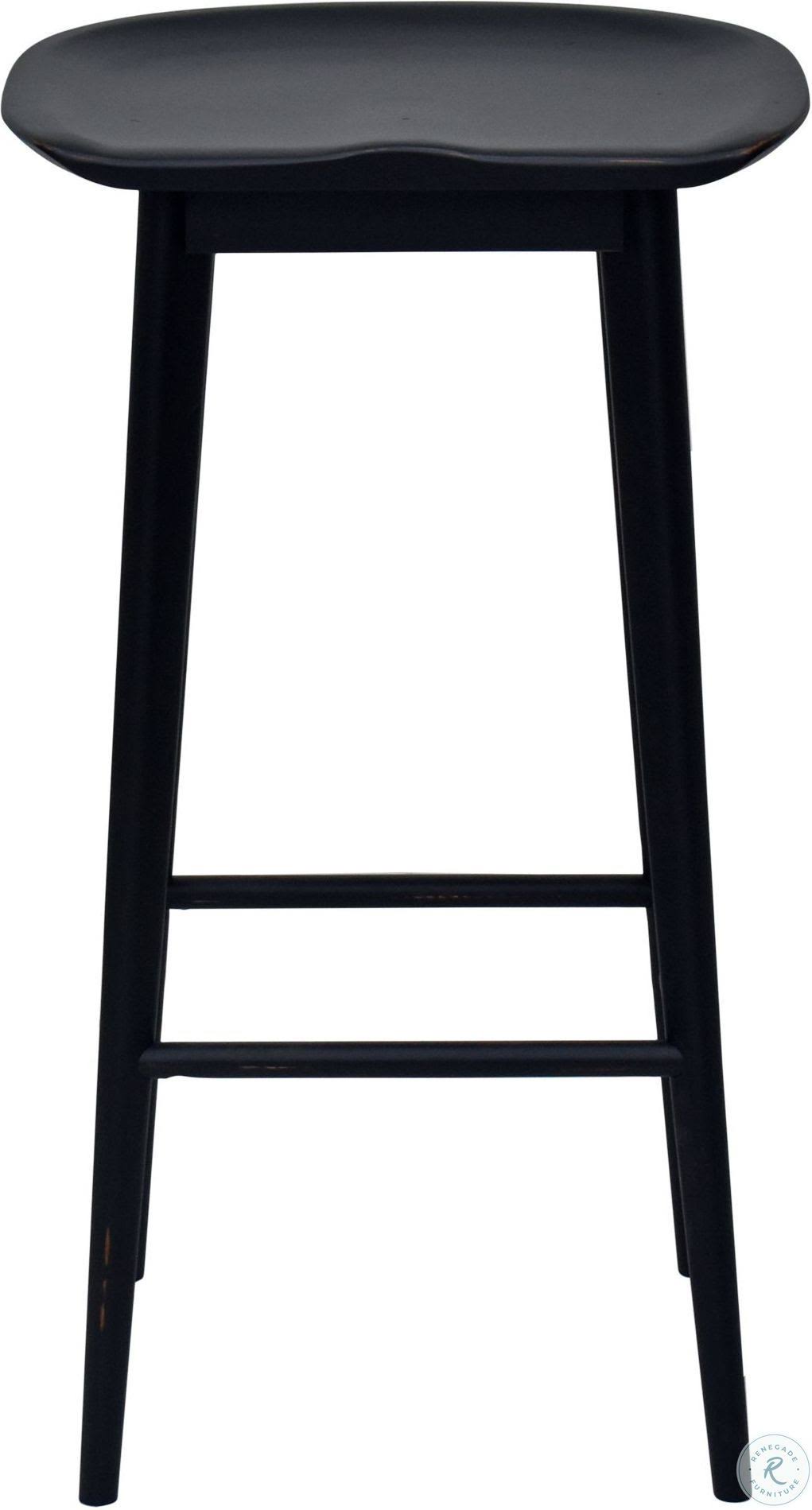 Steve Silver Hilton Black Bar Stool