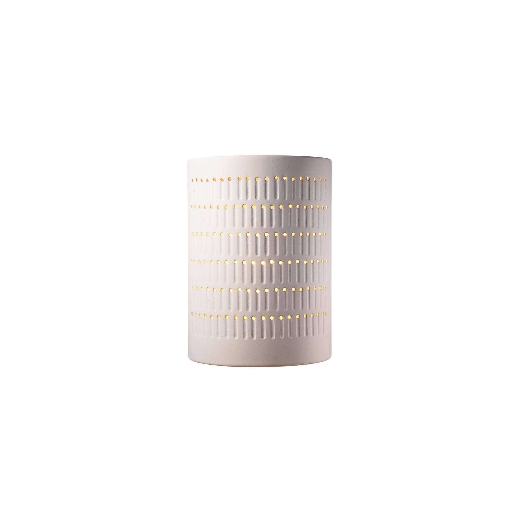 Justice Design CER-2295W-STOS Ambiance - Large Cactus Cylinder Open