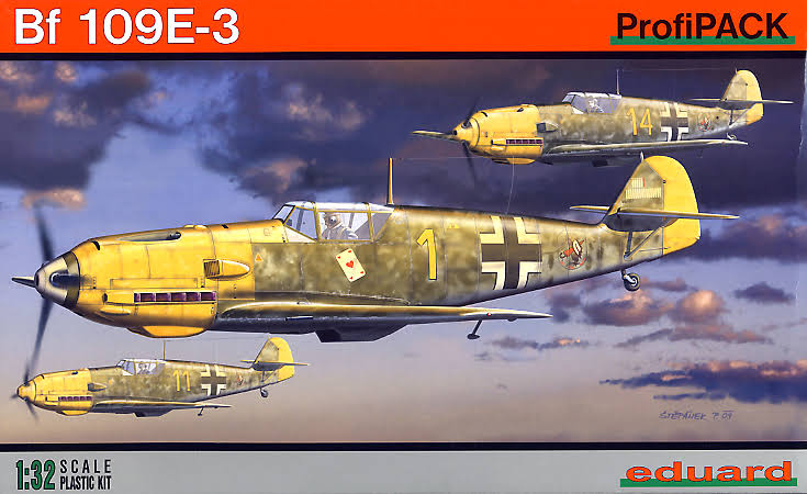 Eduard - Messerschmitt BF 109E-3 Profipack- 1:32 - Airplane Model Kit