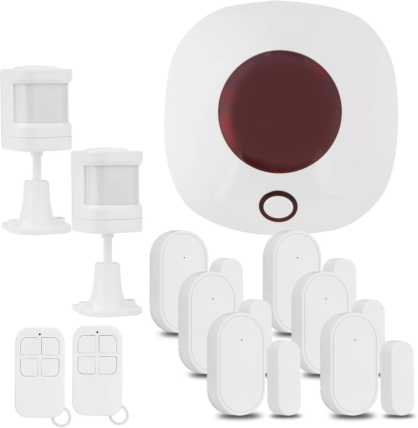 Home Alarm System House Burglar Security WiFi Wireless DIY Tuya Pack of 2