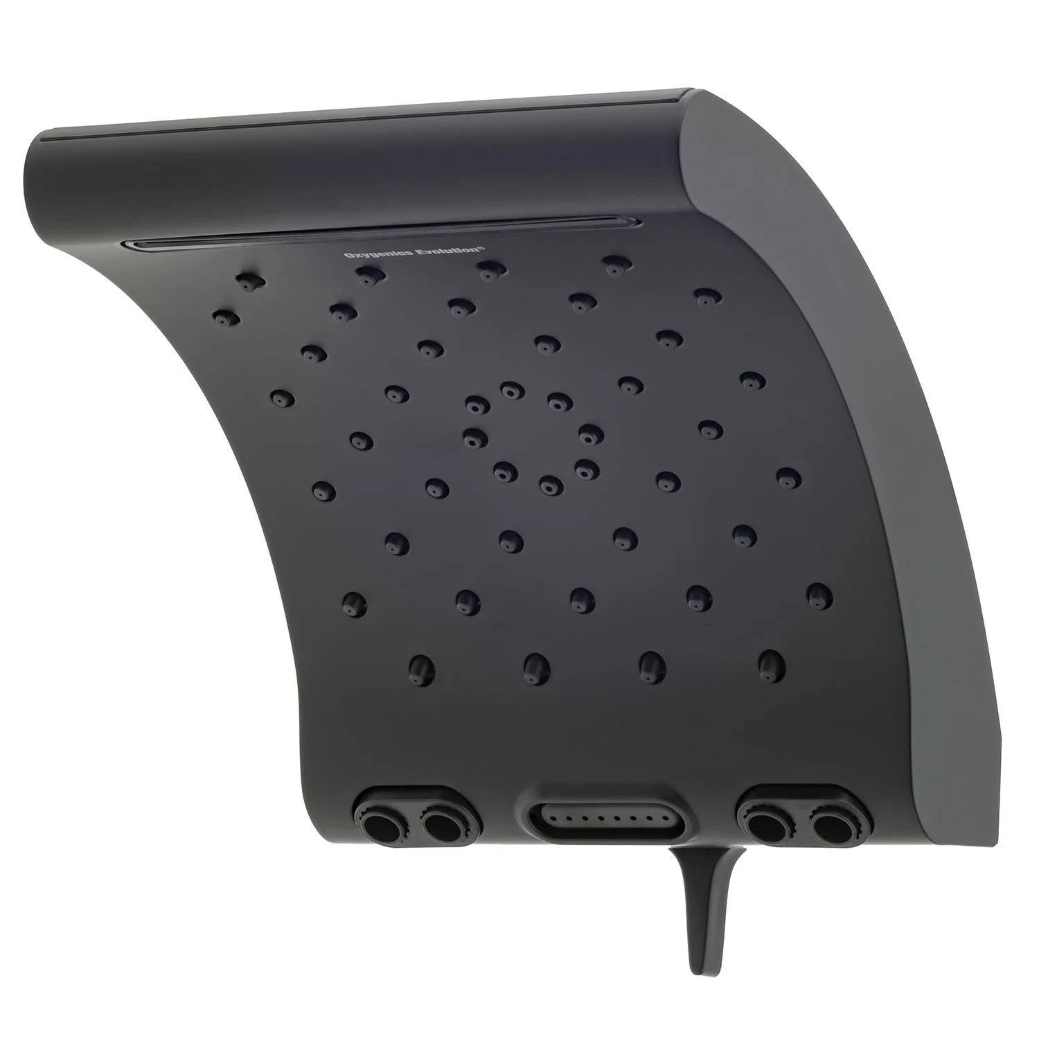 Oxygenics Evolution Rain Shower Head - Matte Black 34588