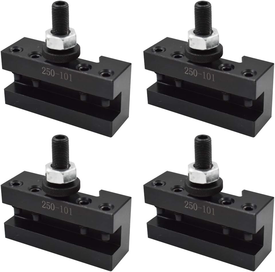New AXA 4Pcs #1 Quick Change 250-101 Tool Post Turning Facing Holder 6-12