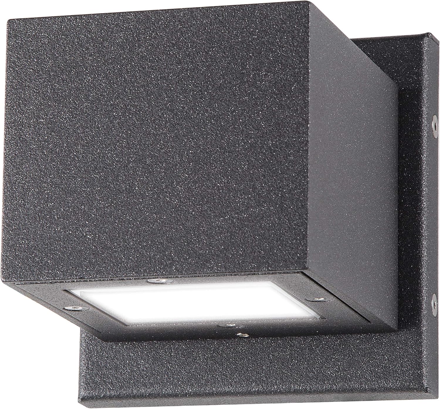 Nuvo 62/1235R1 Verona LED Small Square Up/Down Fixture Anthracite Finish, Gray