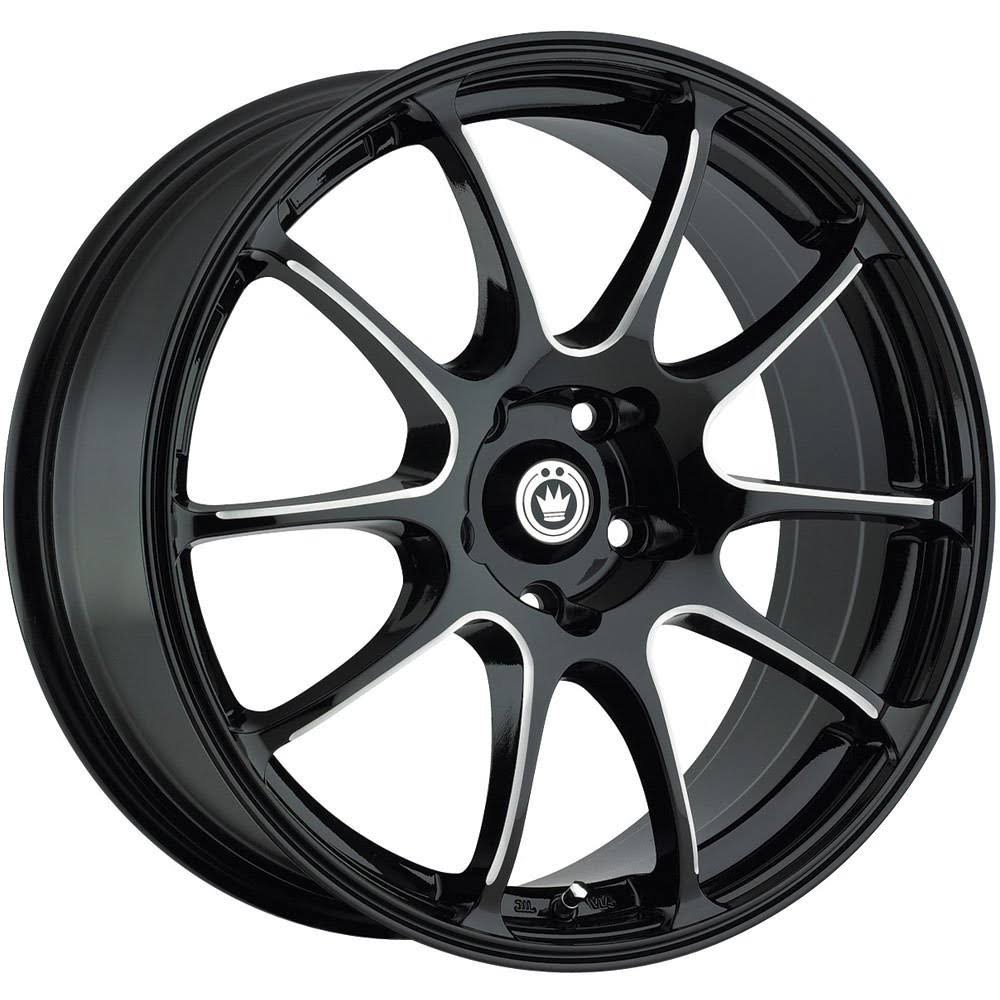 Konig 24B Illusion 17x7 Black