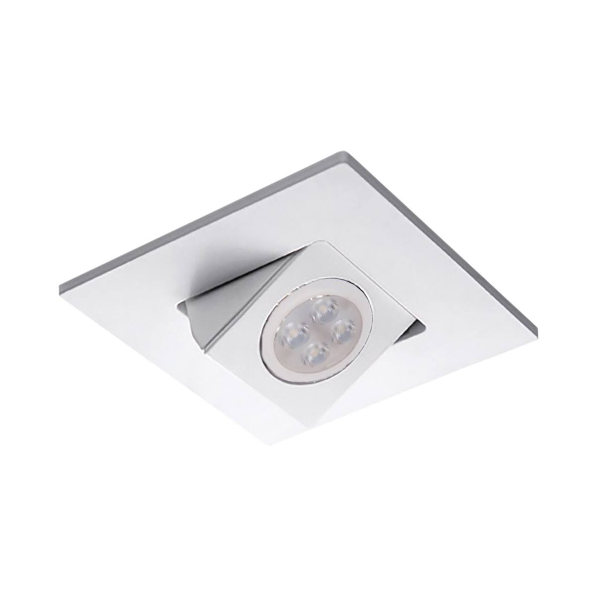 WAC Lighting 4x22 Square Adjustable Directional TRIM, White - HR-D416LED-WT
