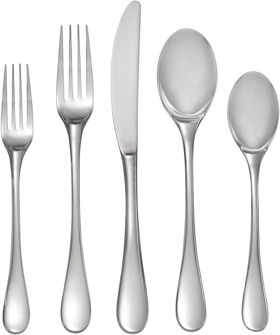 Nambé MT0894 Skye Place Setting, Small, Silver Pack of 2