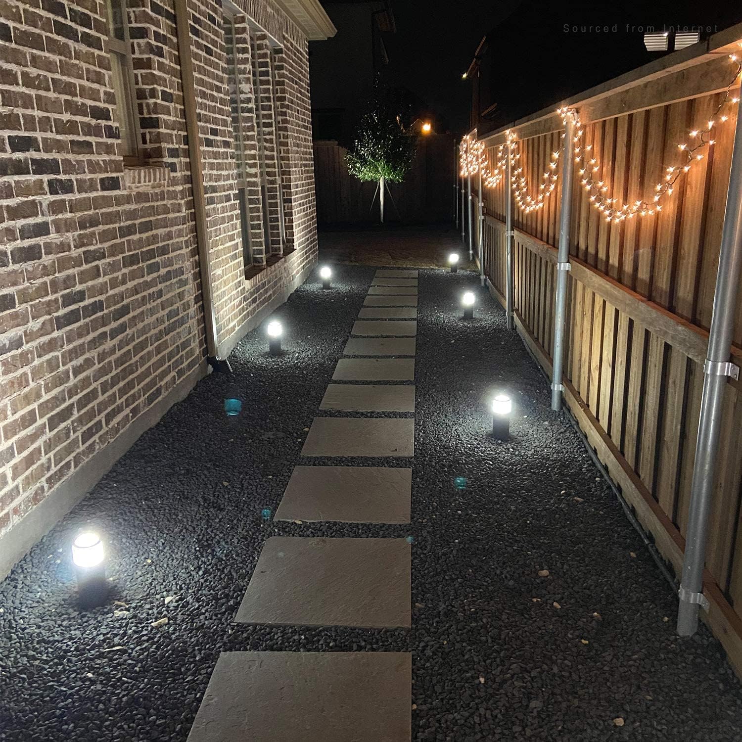 LEONLITE 5W Low Voltage Landscape Pathway Lights, 12V LED Bollard Path Lights Wired, Aluminum Housing, IP65 Waterproof, 4000K Cool White, Pack of 4