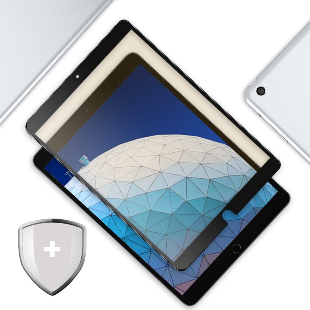 PERFECTSIGHT [Medial-Grade] Anti Blue Light Screen Protector Compatible with iPad Air 3 2019/ iPad Pro 10.5, Anti 8 Harmful Radiation Anti Glare Cut Reflective Anti Fingerprint Tempered Glass [Black]