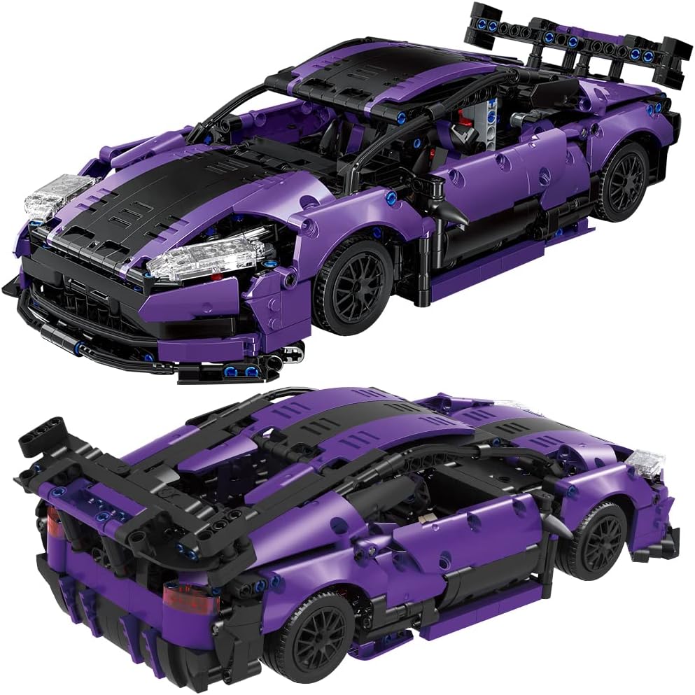 Mesiondy Super Sports Car GT4 Building Blocks Toys Boys or Adults Kits,1:14 MOC Building Set Raceing Car Model ,Cars for Boys Age 12-16 8-14,(1266 Pieces)&hellip;