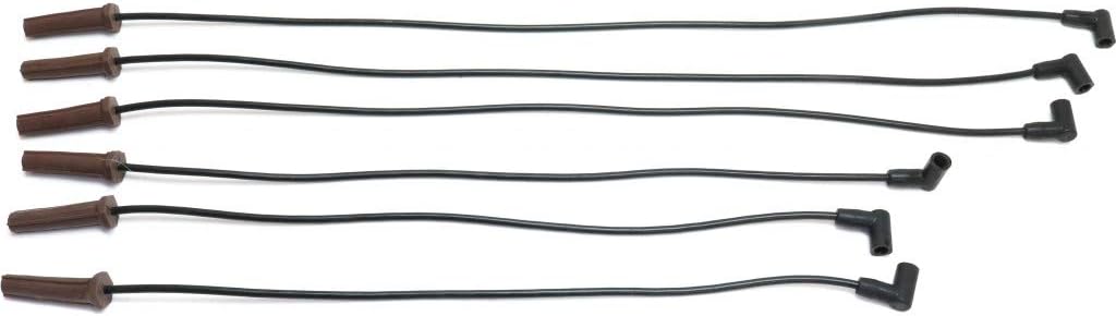 For Pontiac Grand Am Spark Plug Wire 2000 01 02 03 04 2005 | Black Finish | Set of 6