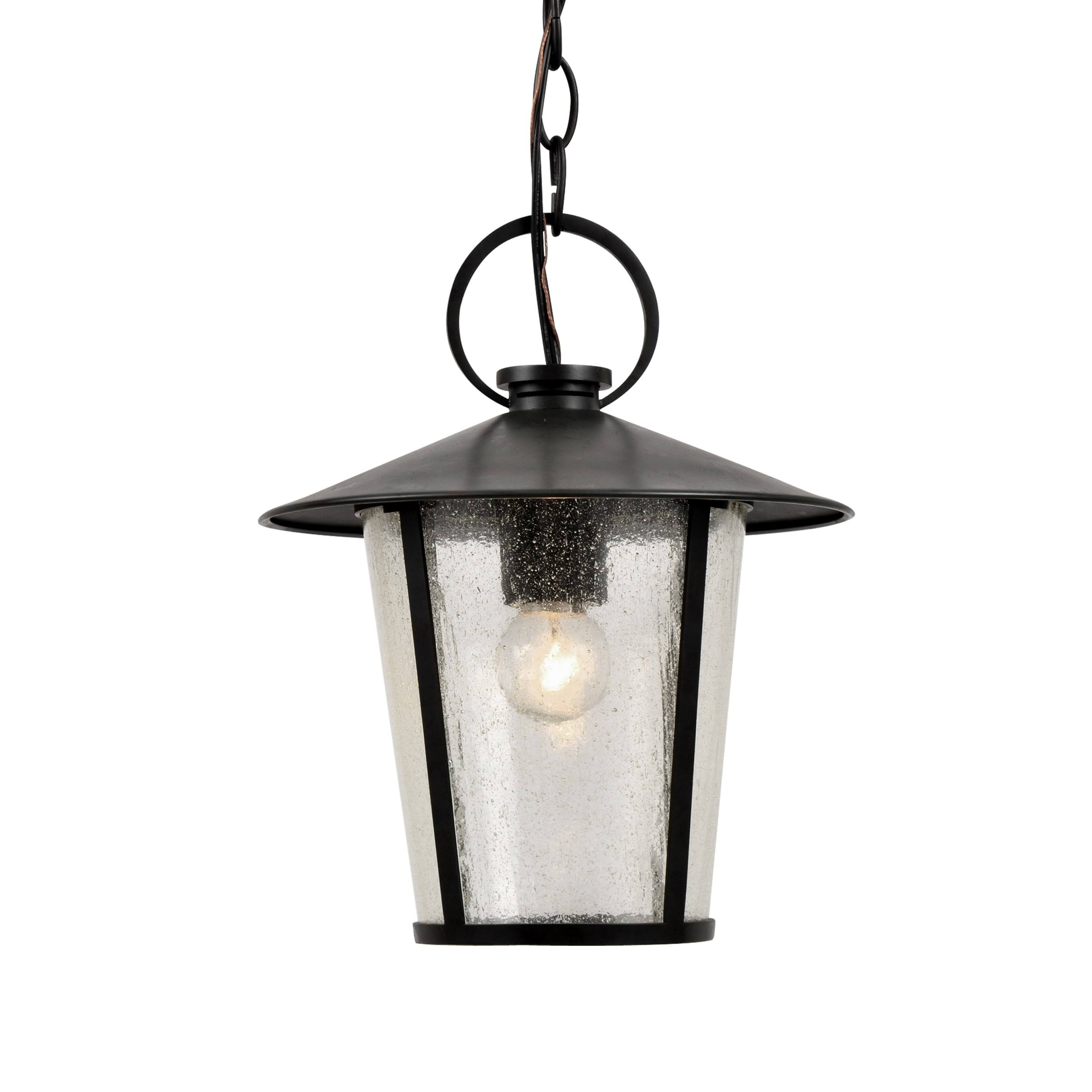 Crystorama AND-9203-SD-MK Andover Outdoor 1 Light Matte Black Chandelier