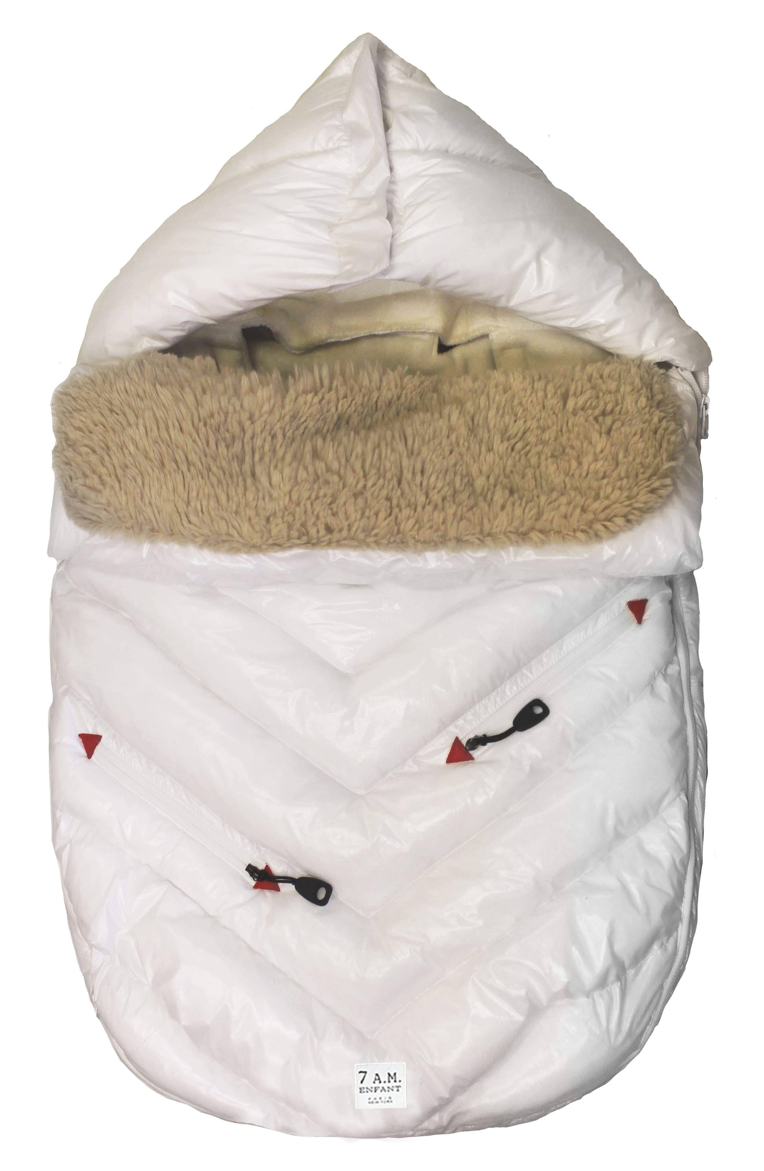 7 A.M. Enfant Polar Igloo Footmuff (Black, Infant)