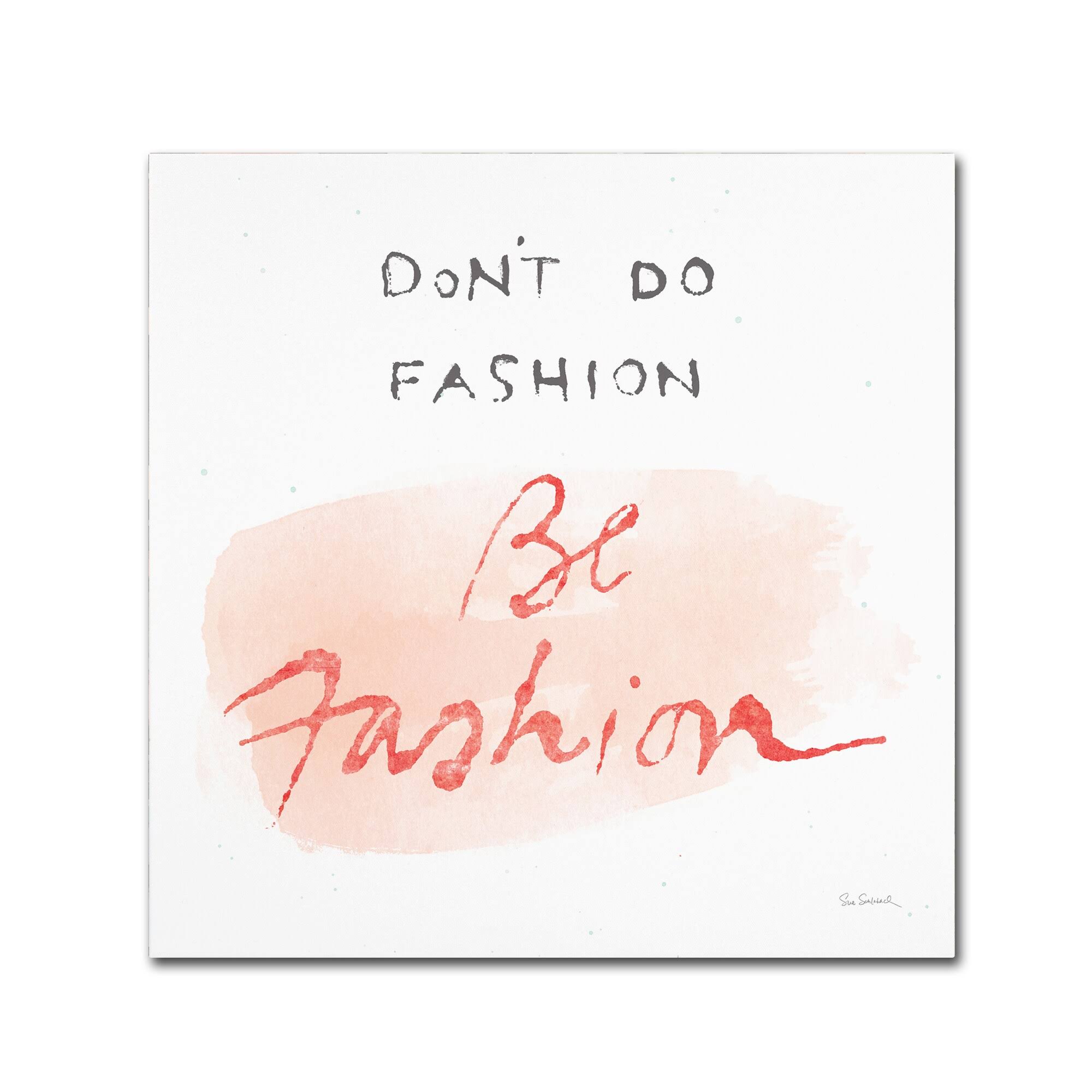 Trademark Fine Art Wap01463-C3535Gg Sue Schlabach 'Beauty and Sass IV'