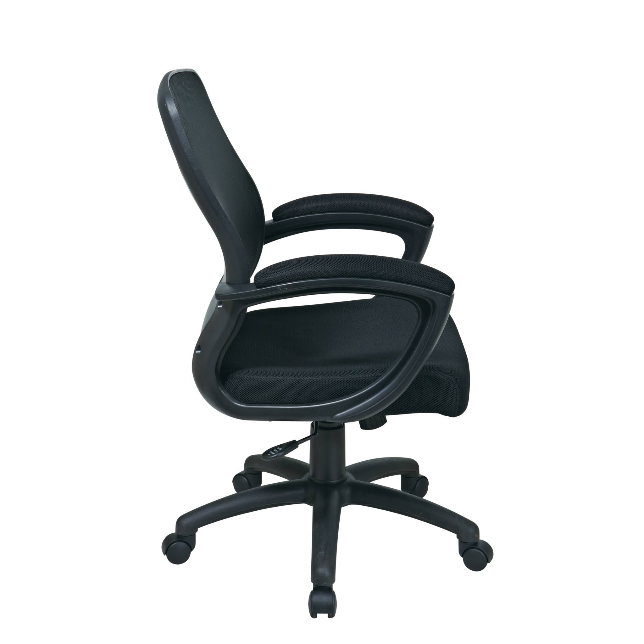 Screen Back Over Designer Contoured Shell Chair - Office Star