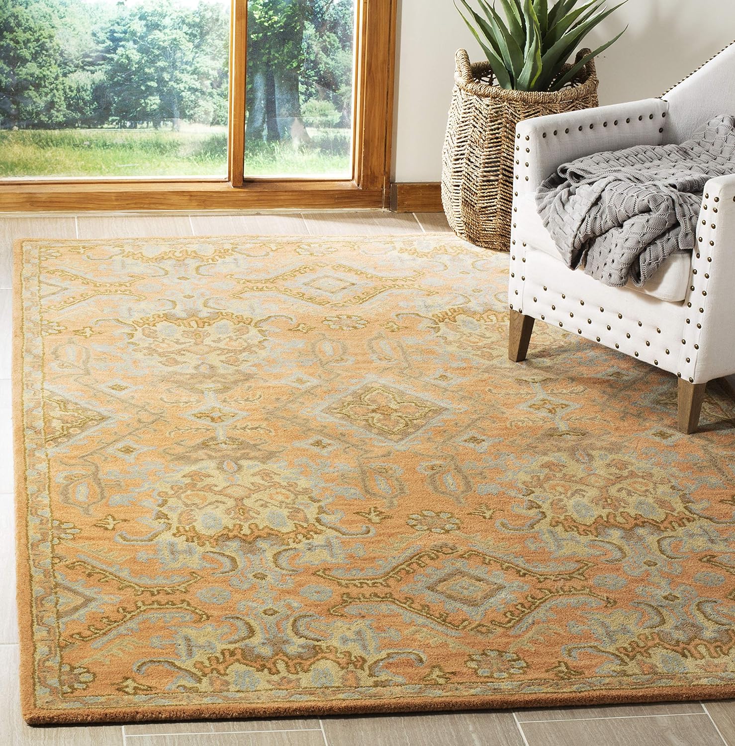 Safavieh Wyndham Collection WYD203A Handmade Modern Premium Wool Runner, 2'3