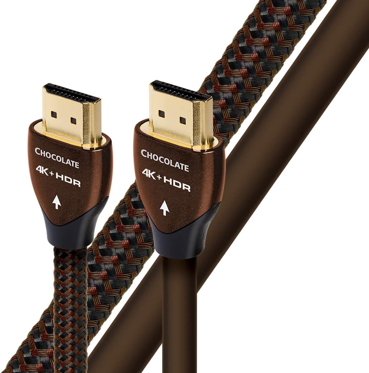 AudioQuest Chocolate High Speed HDMI Cable with Ethernet (6.7 feet/2 meters) Pack of 2