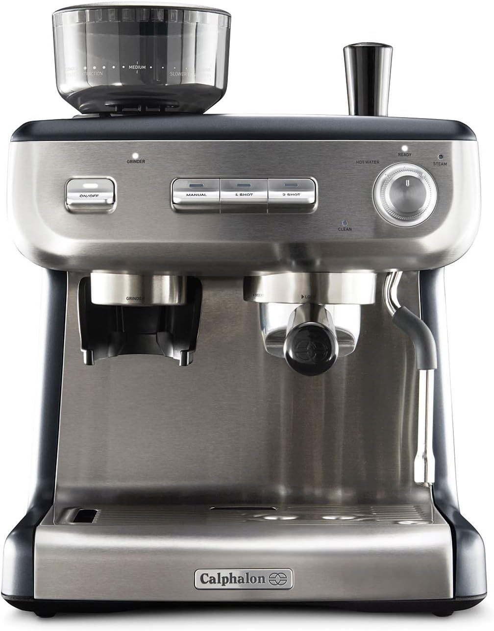 Calphalon BVCLECMP1 Temp iQ Espresso Machine with Steam Wand, Stainless