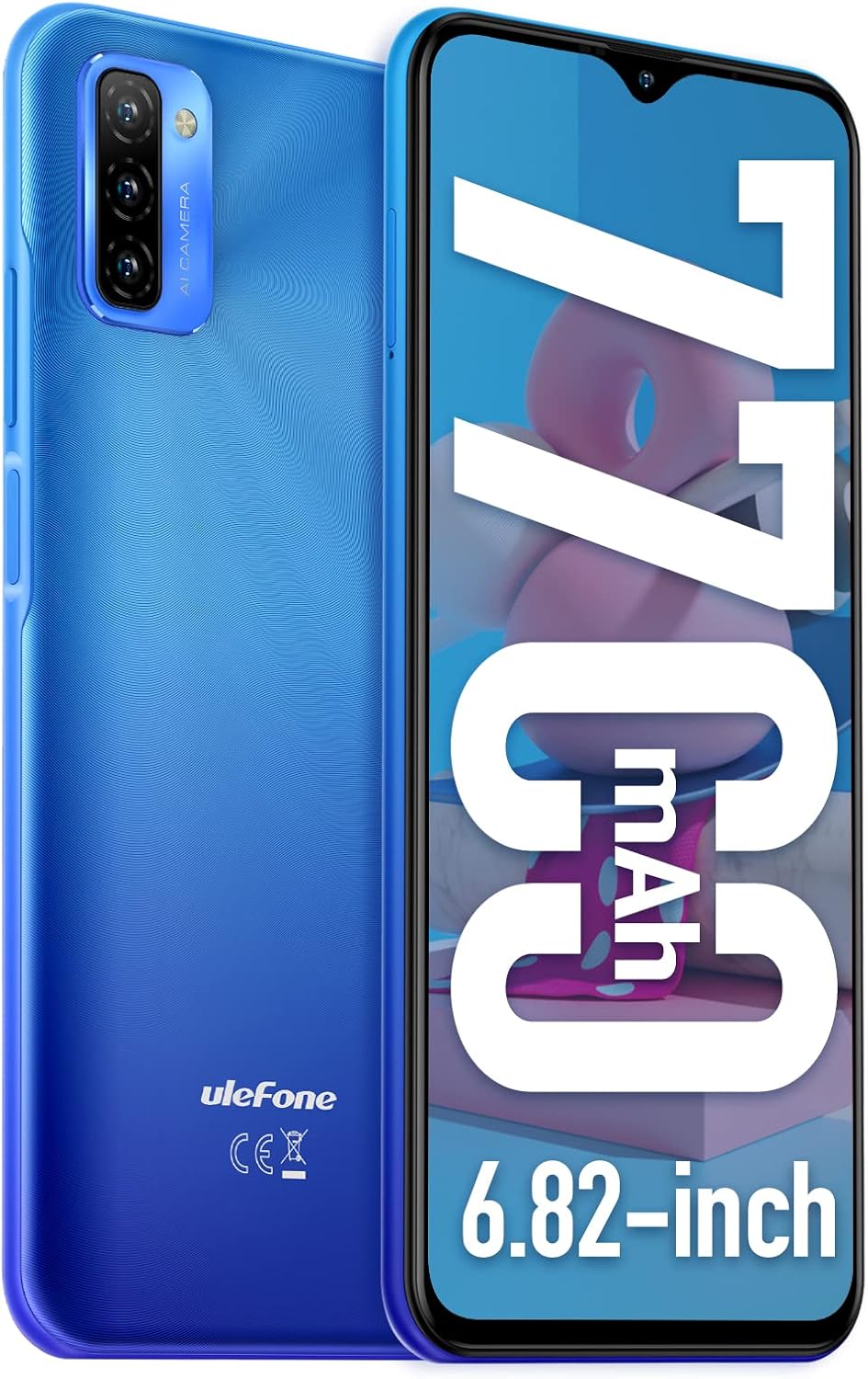 Ulefone Note 12P 4G Unlocked Cell Phones, 6.82