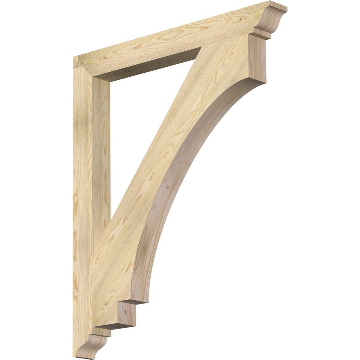 4x22W x 38x22D x 46x22H Imperial Traditional Rough Sawn BRACKET, Douglas Fir