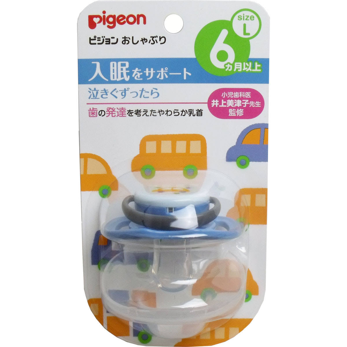 Pigeon Pacifier Car 6 Months or More / L