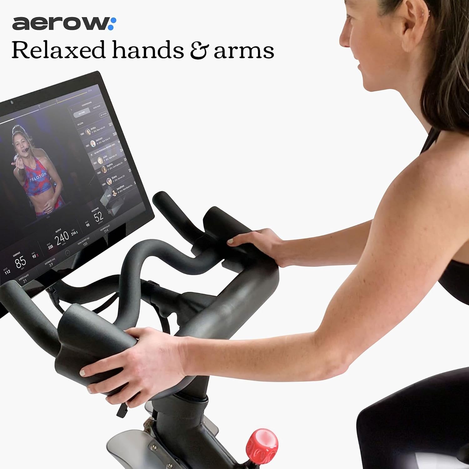 Aerow ComfortGrip Handlebar Extender for Peloton Bike & Bike+ Plus - Peloton Accessories