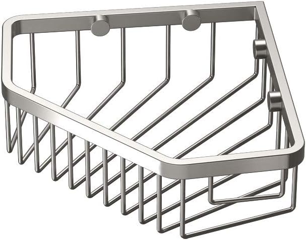 Gatco 1499 8-1/2-Inch Shower or Tub Corner Basket, Chrome Pack of 2